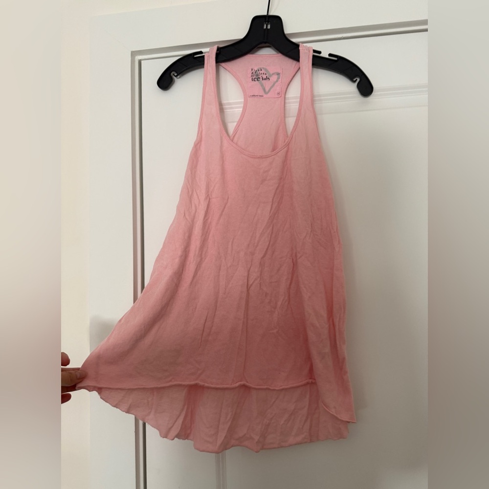 New Frank & Eileen Tee Lab light pink Racerback Hi-Low Tank M